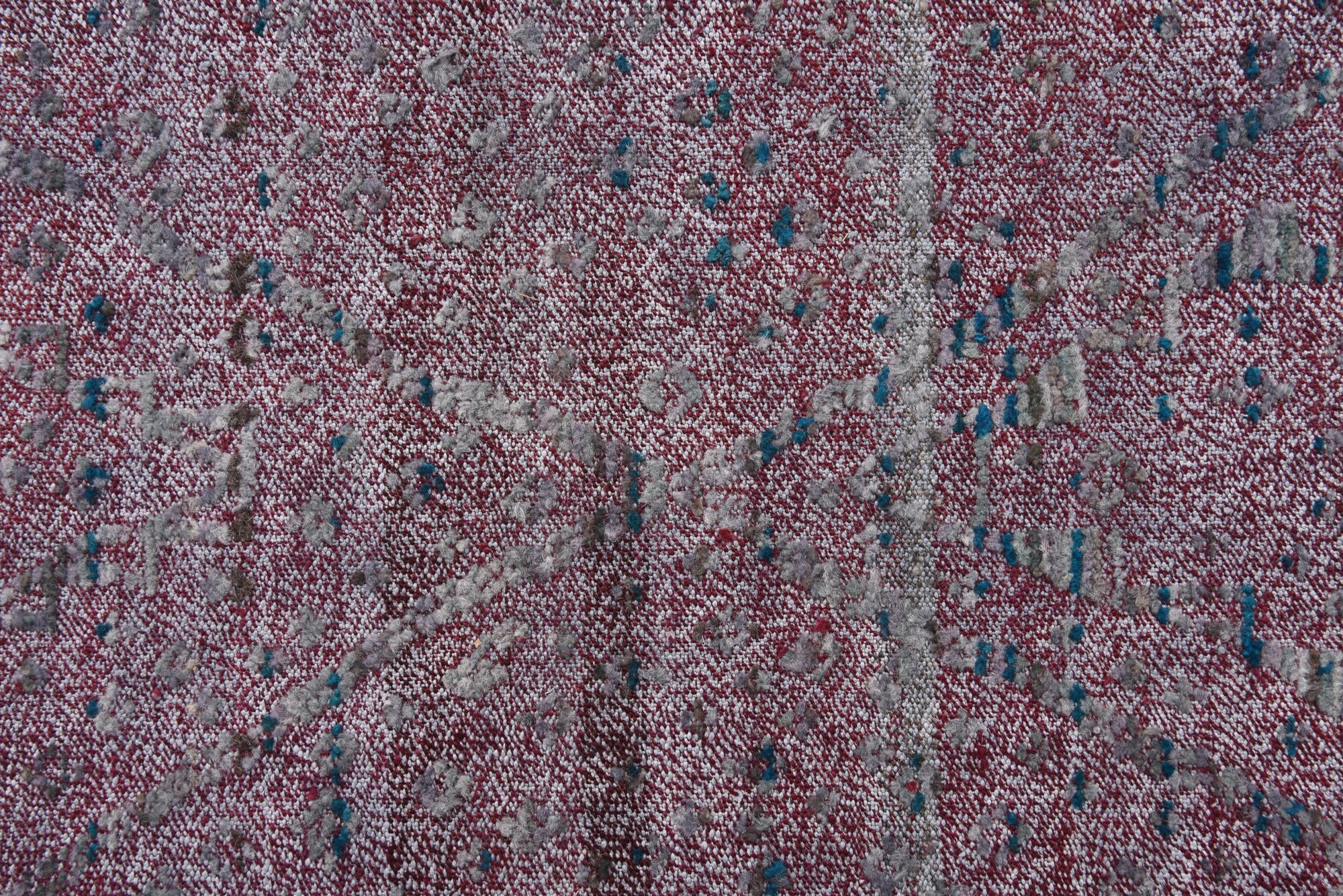 6' 2 x 10' 6 Hand Knotted Darya Wool Rug