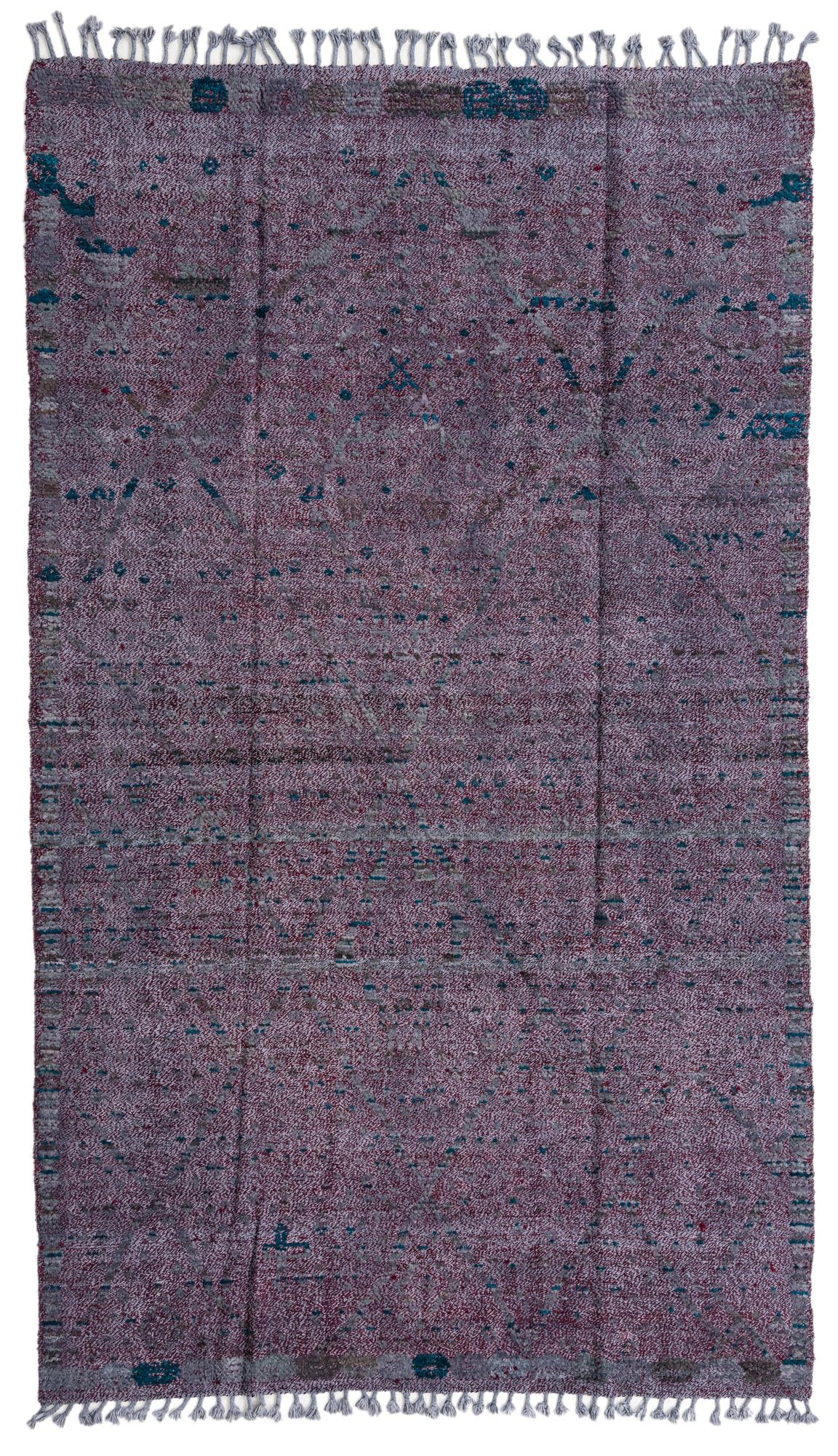 6' 2 x 10' 6 Hand Knotted Darya Wool Rug
