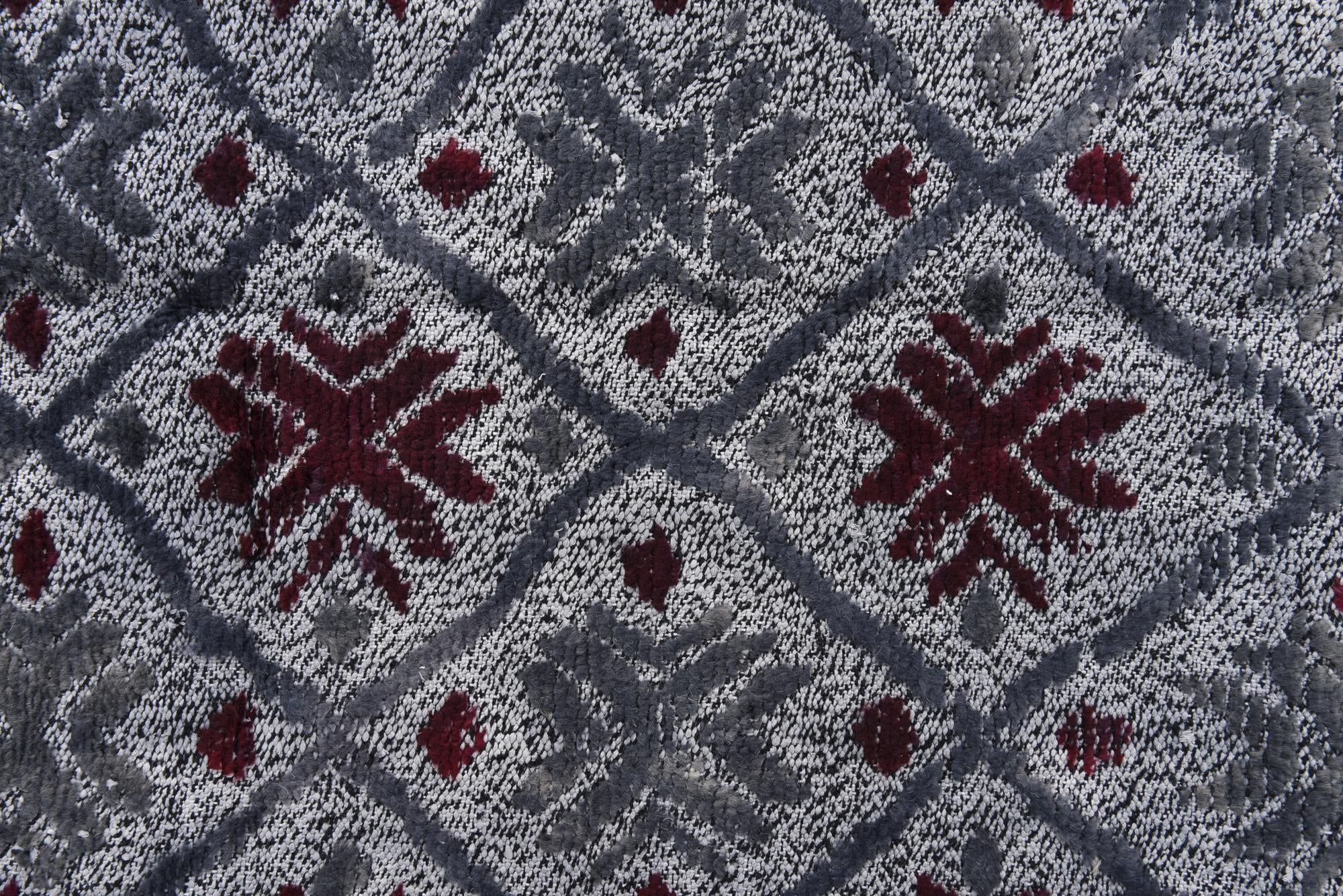 4' 10 x 6' 11 Hand Knotted Darya Wool Rug