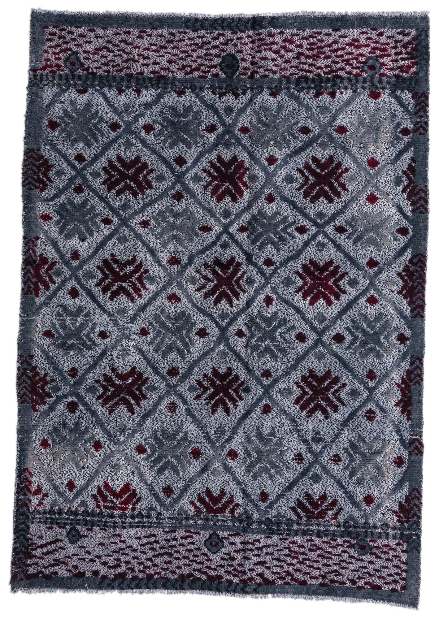 4' 10 x 6' 11 Hand Knotted Darya Wool Rug