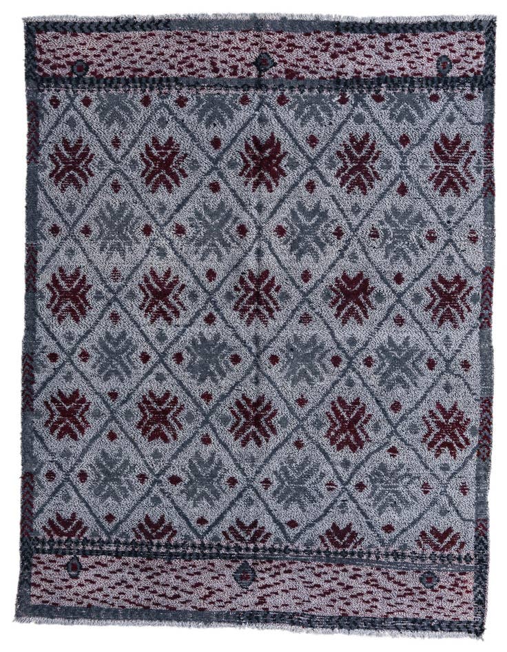 Detail image of 5' 6 x 8' Hand Knotted Darya Wool Rug