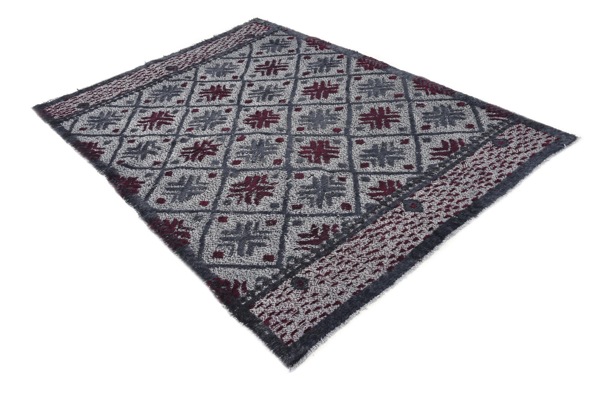 4' 10 x 6' 10 Hand Knotted Darya Wool Rug