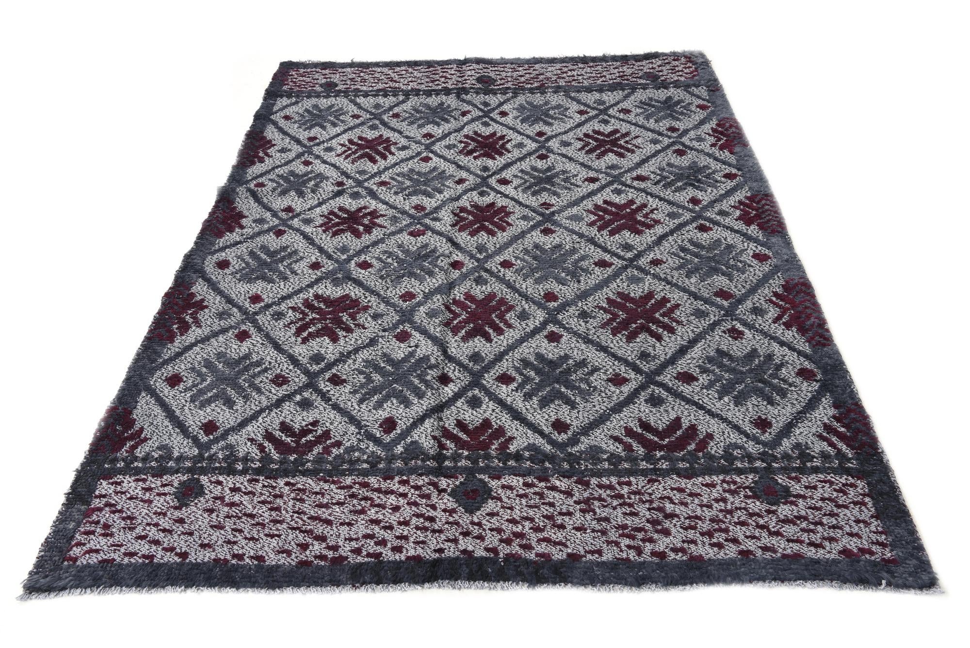 4' 10 x 6' 10 Hand Knotted Darya Wool Rug