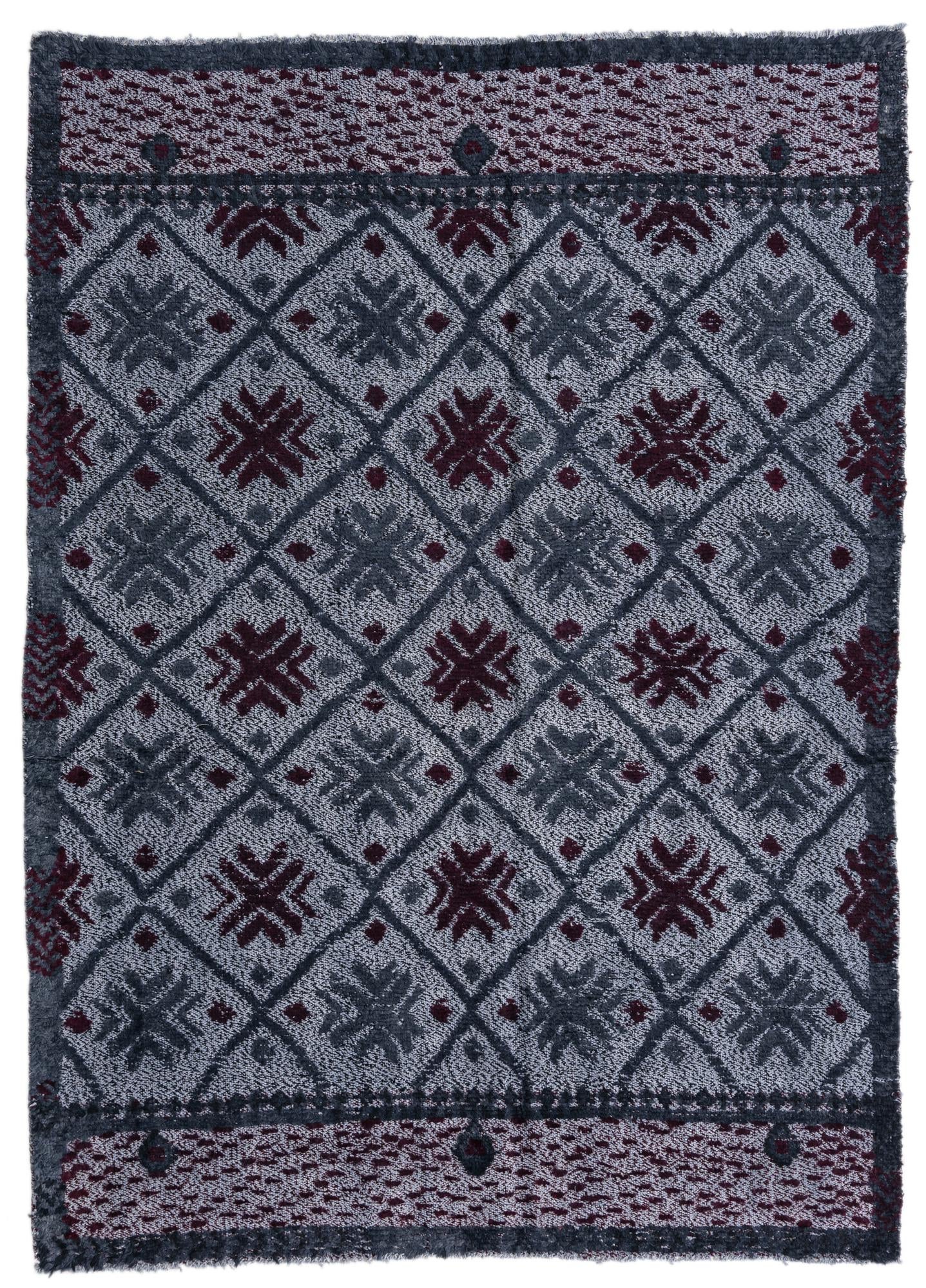 4' 10 x 6' 10 Hand Knotted Darya Wool Rug
