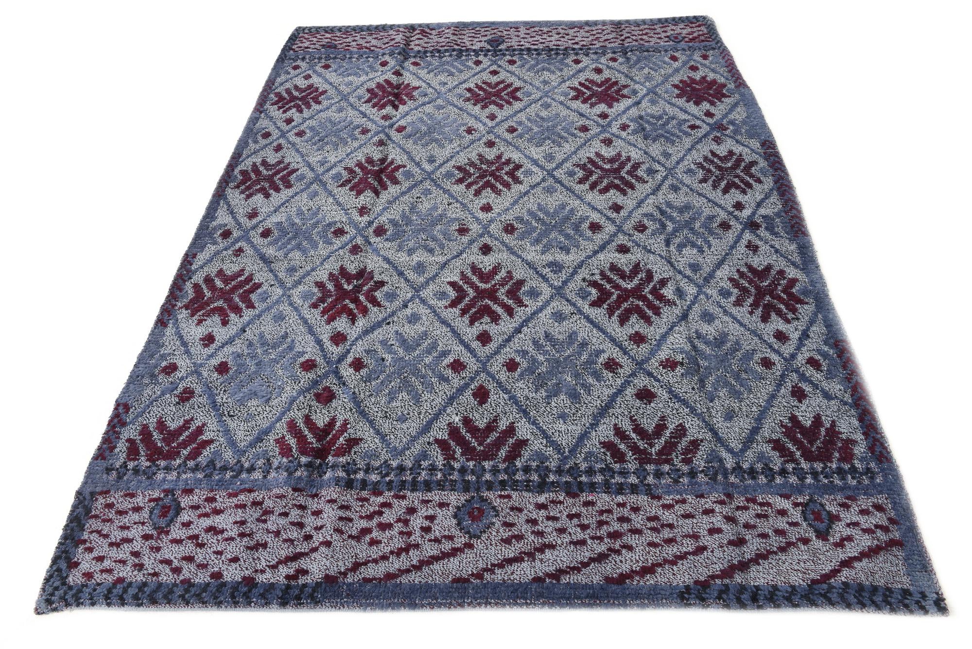 5' 10 x 8' Hand Knotted Darya Wool Rug
