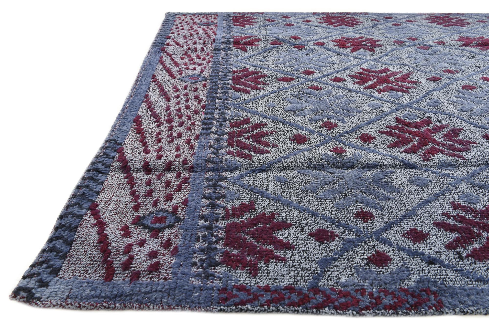 5' 10 x 8' Hand Knotted Darya Wool Rug