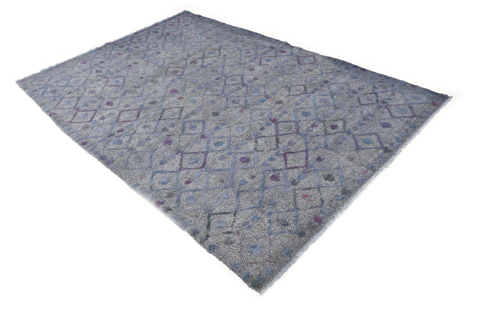 5' 8 x 8' 4 Hand Knotted Darya Wool Rug