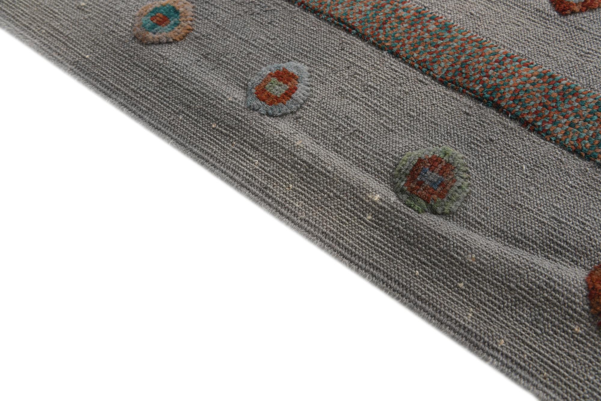 6' 10 x 9' 7 Hand Knotted Darya Wool Rug