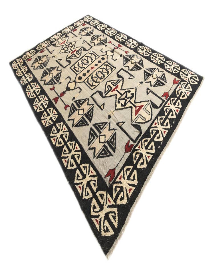 Detail image of 8' 10 x 12' 8  Hand Knotted Darya Wool Rug