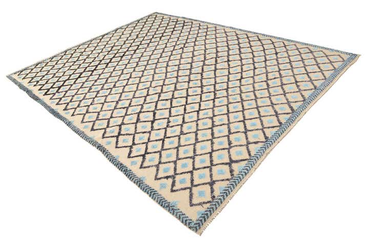 8' 1 x 10' 1 Hand Knotted Darya Wool Rug