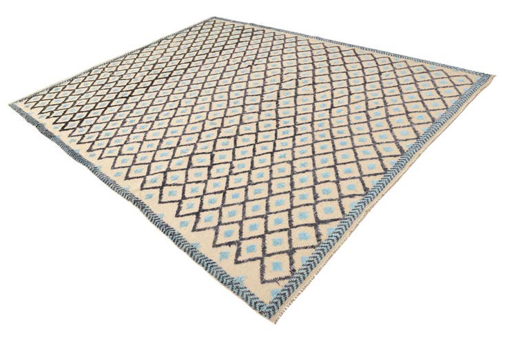 Detail image of 8' 1 x 10' 1 Hand Knotted Darya Wool Rug