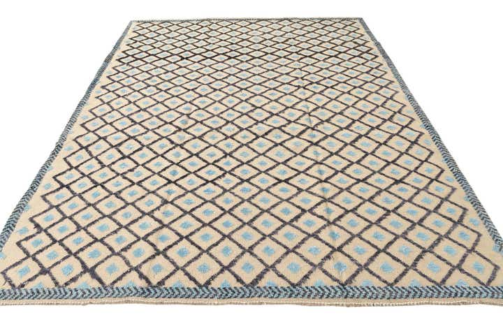 8' 1 x 10' 1 Hand Knotted Darya Wool Rug
