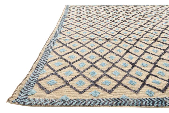 8' 1 x 10' 1 Hand Knotted Darya Wool Rug