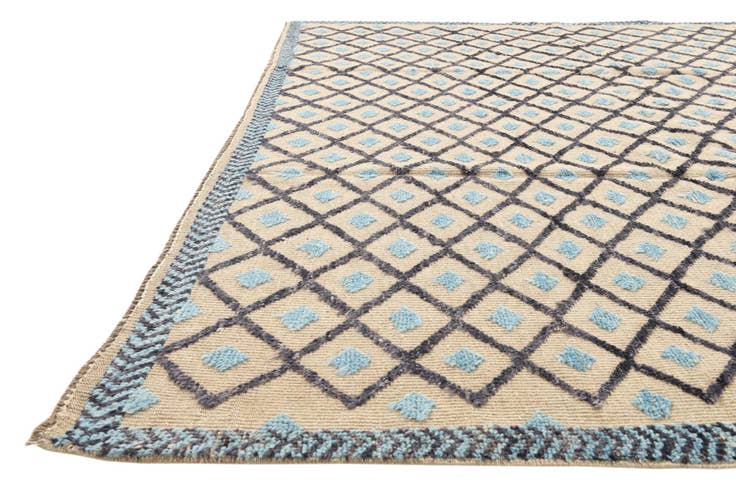 Detail image of 8' 1 x 10' 1 Hand Knotted Darya Wool Rug