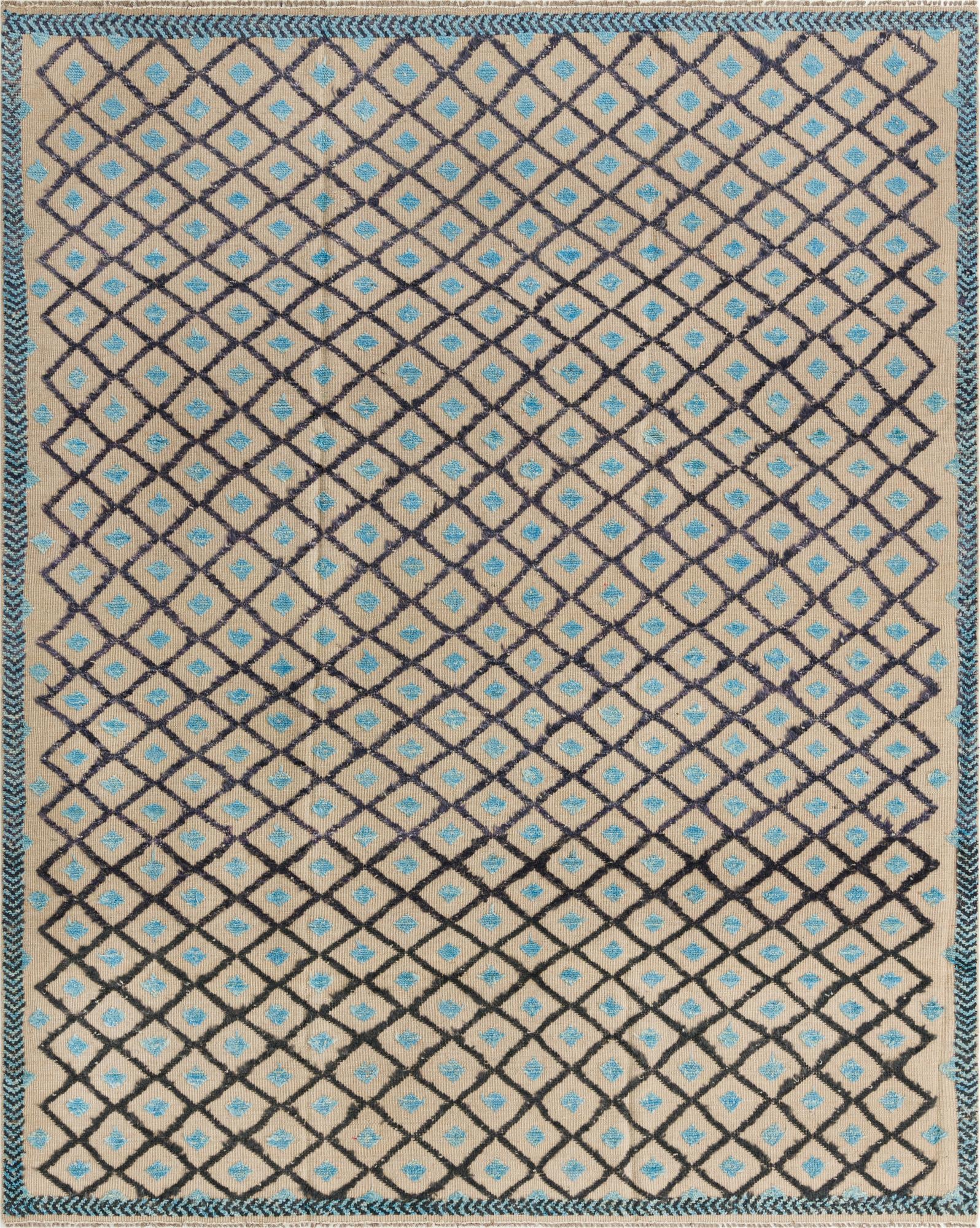 8' 1 x 10' 1 Hand Knotted Darya Wool Rug