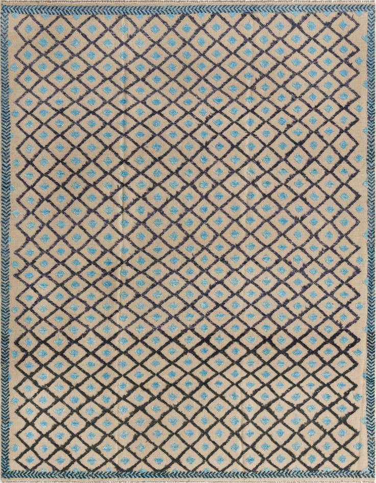 Detail image of 8' 1 x 10' 1 Hand Knotted Darya Wool Rug