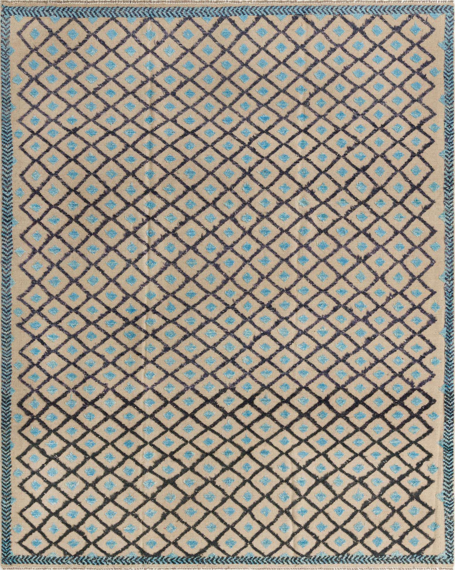 8' 1 x 10' 1 Hand Knotted Darya Wool Rug