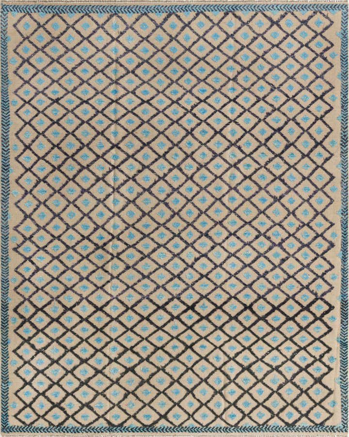 8' 1 x 10' 1 Hand Knotted Darya Wool Rug