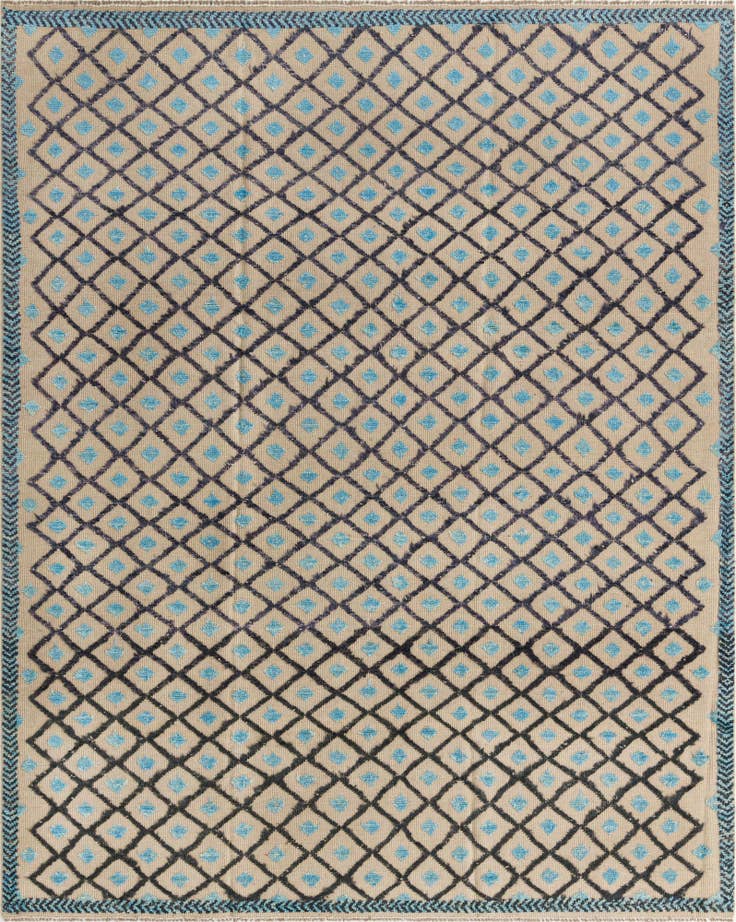 Detail image of 8' 1 x 10' 1 Hand Knotted Darya Wool Rug
