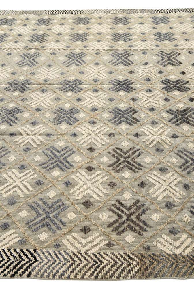 8' 10 x 12' 6 Hand Knotted Darya Wool Rug
