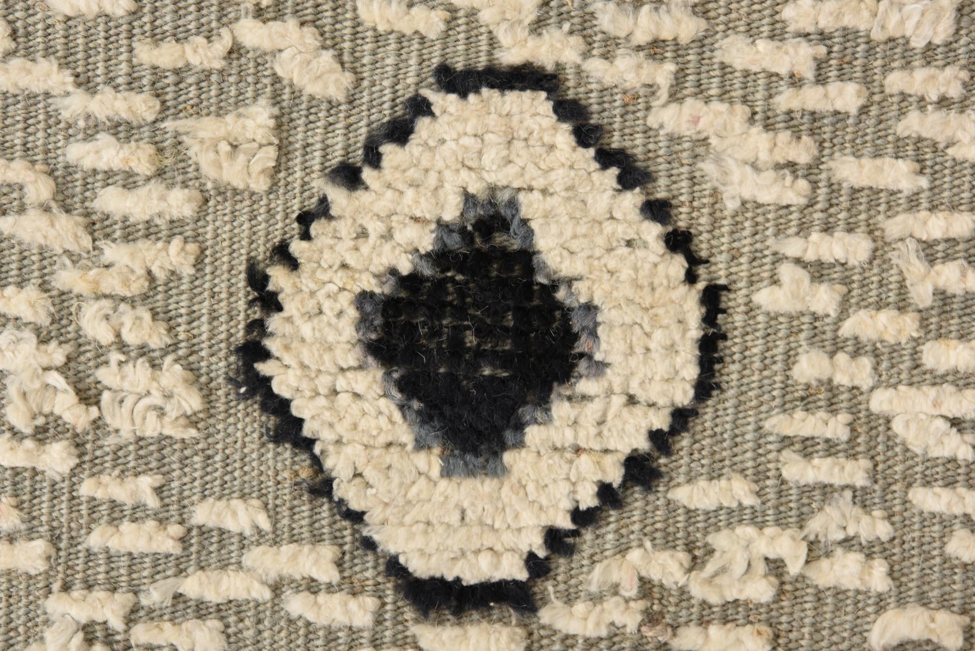 8' 10 x 12' 6 Hand Knotted Darya Wool Rug