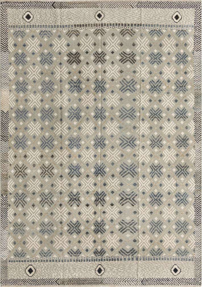8' 10 x 12' 6 Hand Knotted Darya Wool Rug