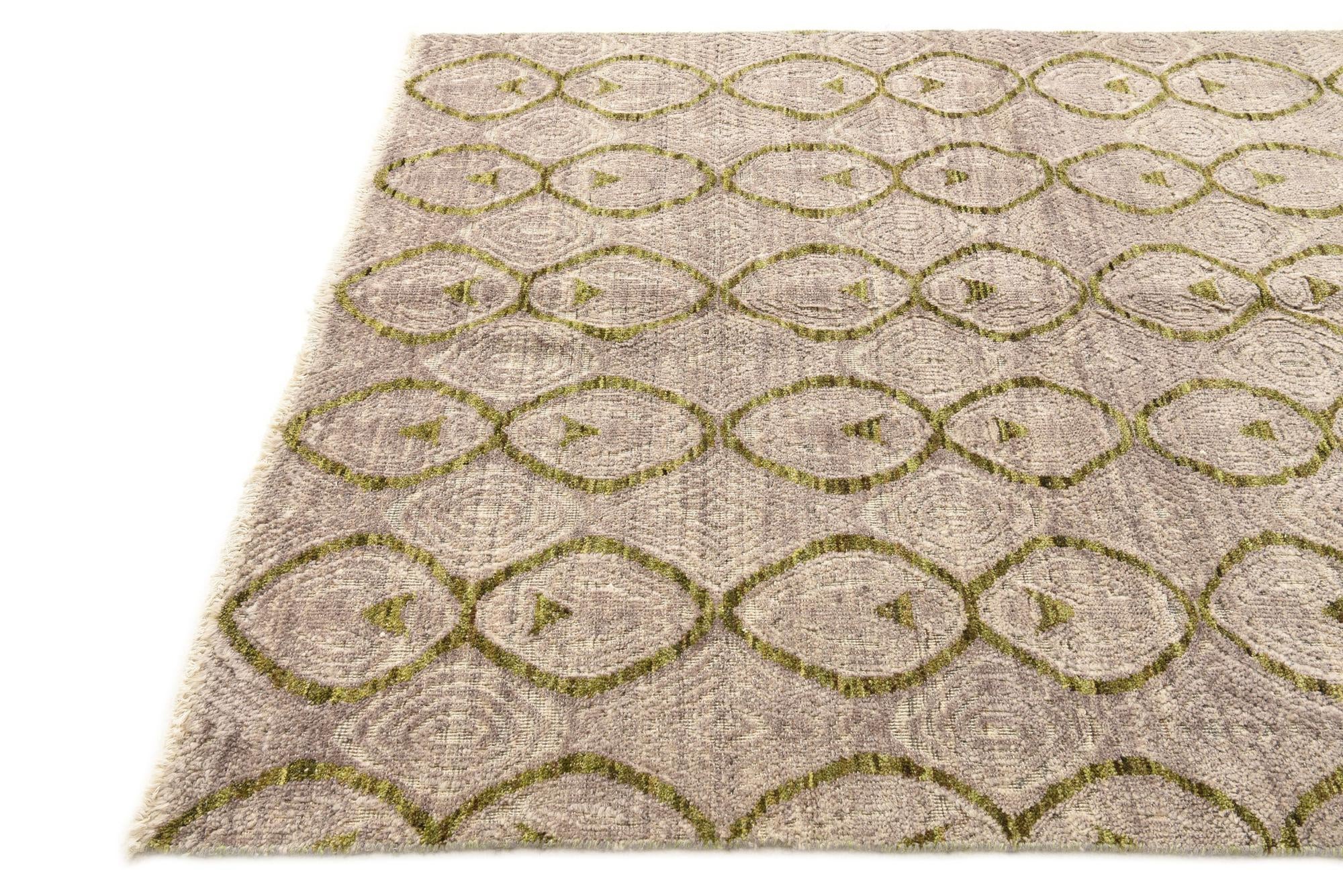 5' 8 x 7' 11 Hand Knotted Darya Wool Rug