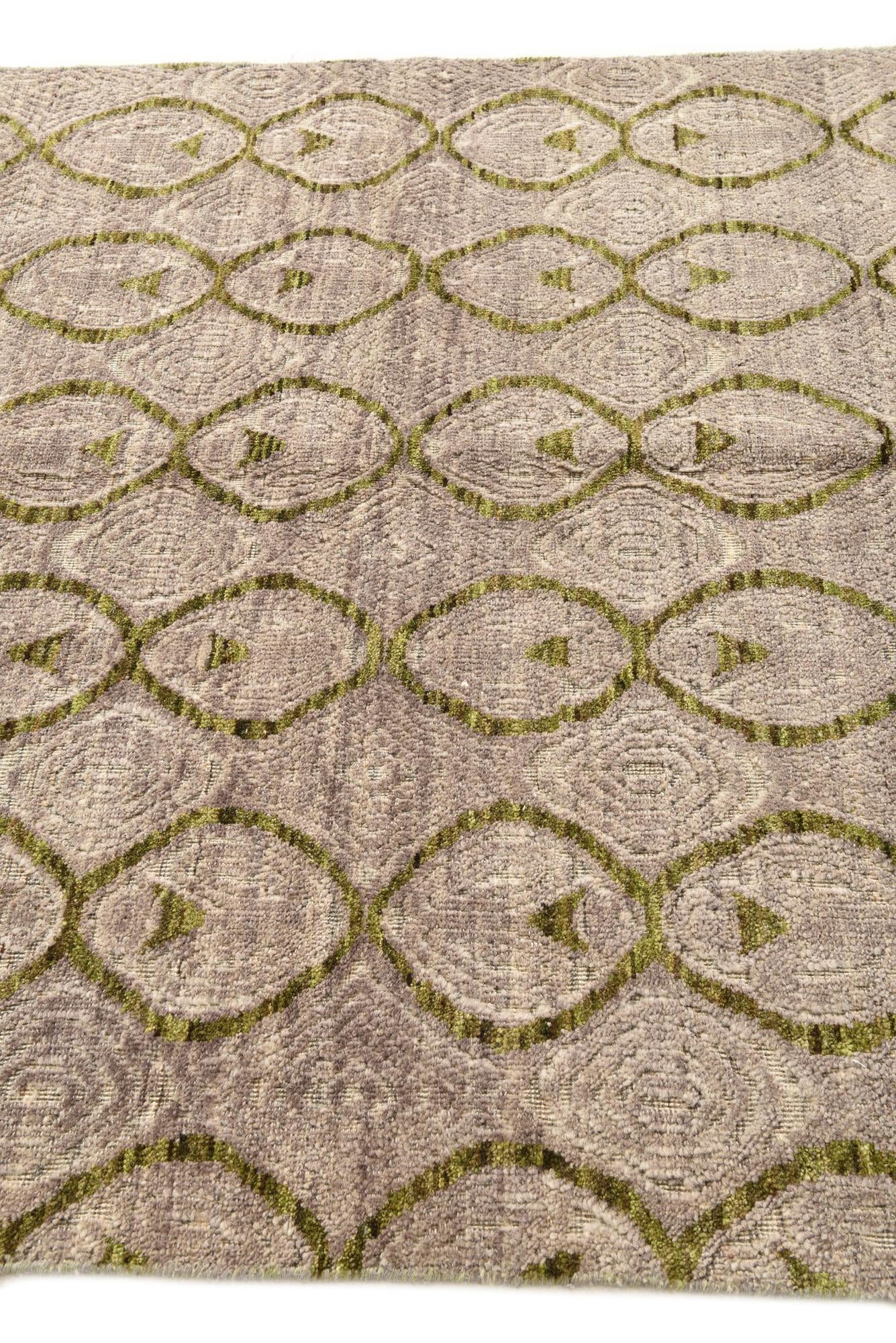 5' 8 x 7' 11 Hand Knotted Darya Wool Rug