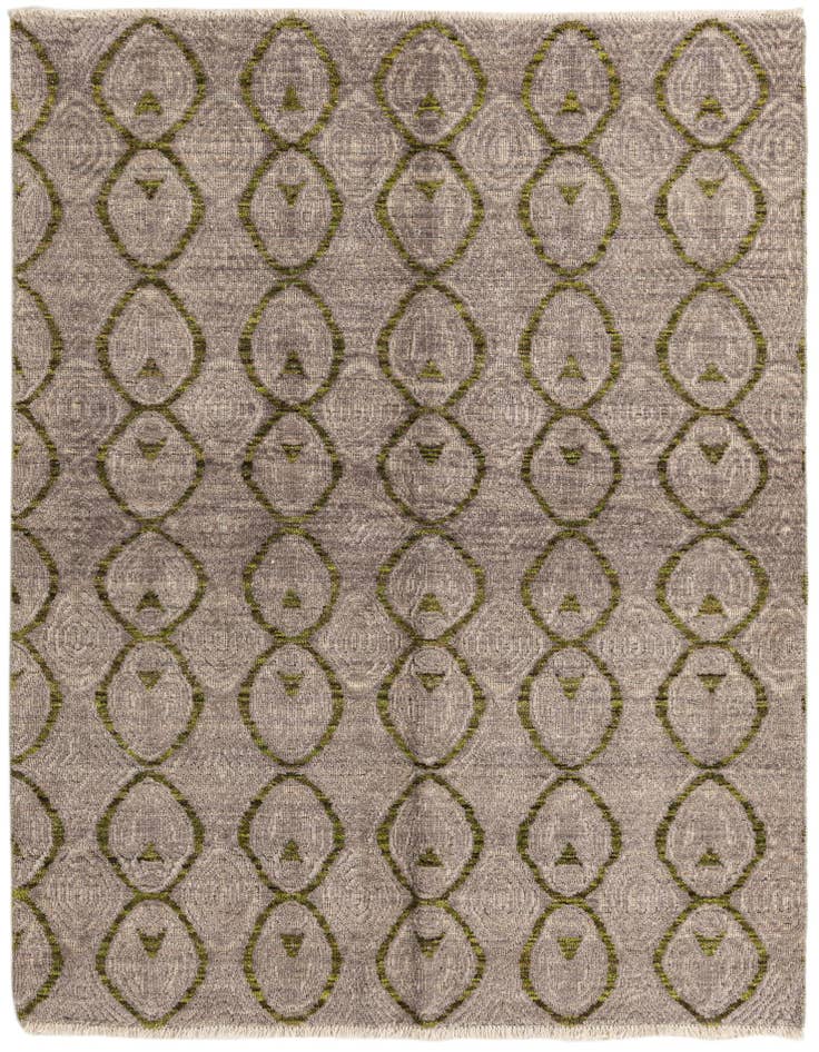 Detail image of 5' 8 x 7' 11 Hand Knotted Darya Wool Rug
