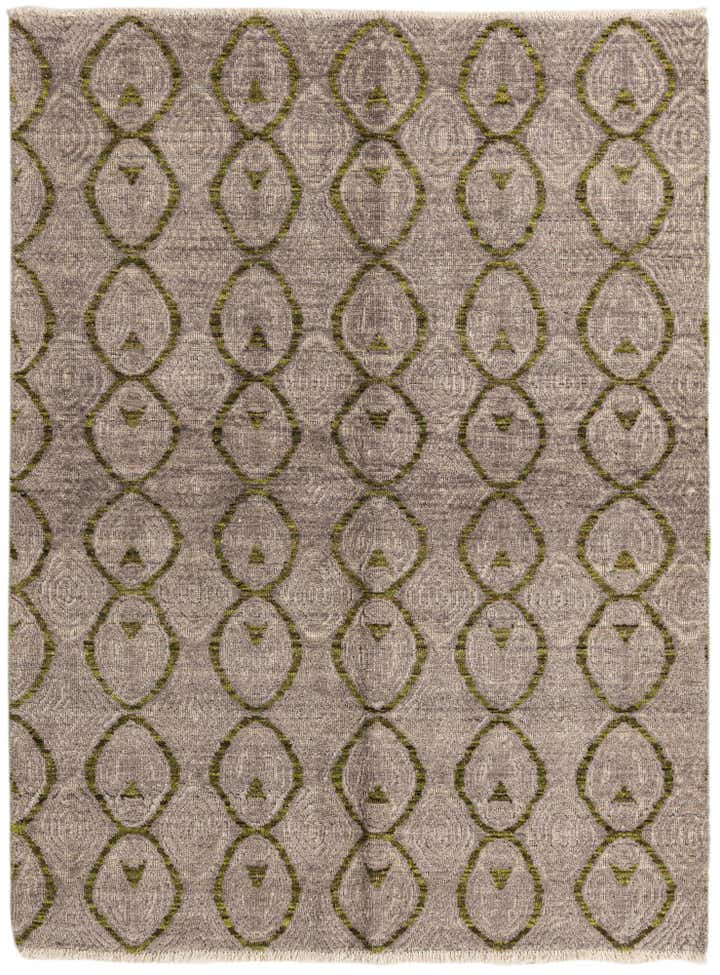 5' 8 x 7' 11 Hand Knotted Darya Wool Rug