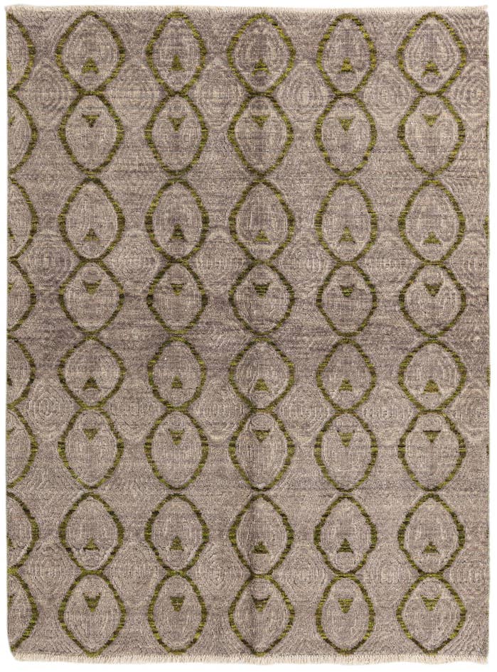 Detail image of 5' 8 x 7' 11 Hand Knotted Darya Wool Rug