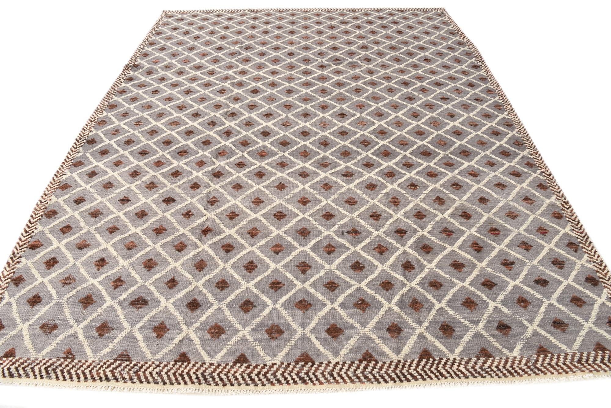 8' 2 x 10' 7 Hand Knotted Darya Wool Rug