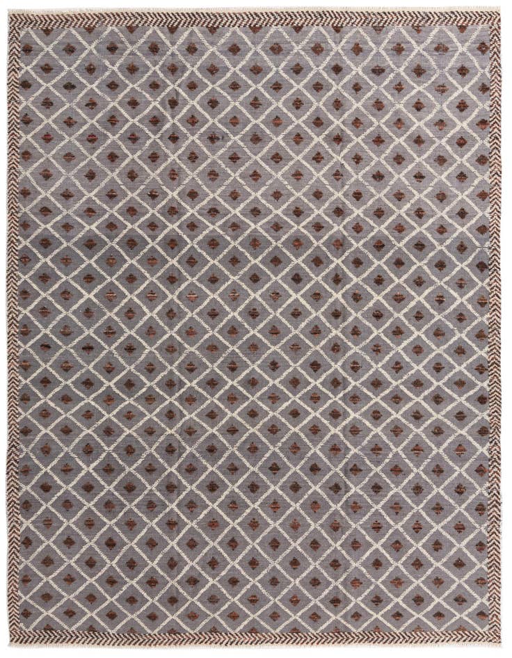 Detail image of 8' 2 x 10' 7 Hand Knotted Darya Wool Rug