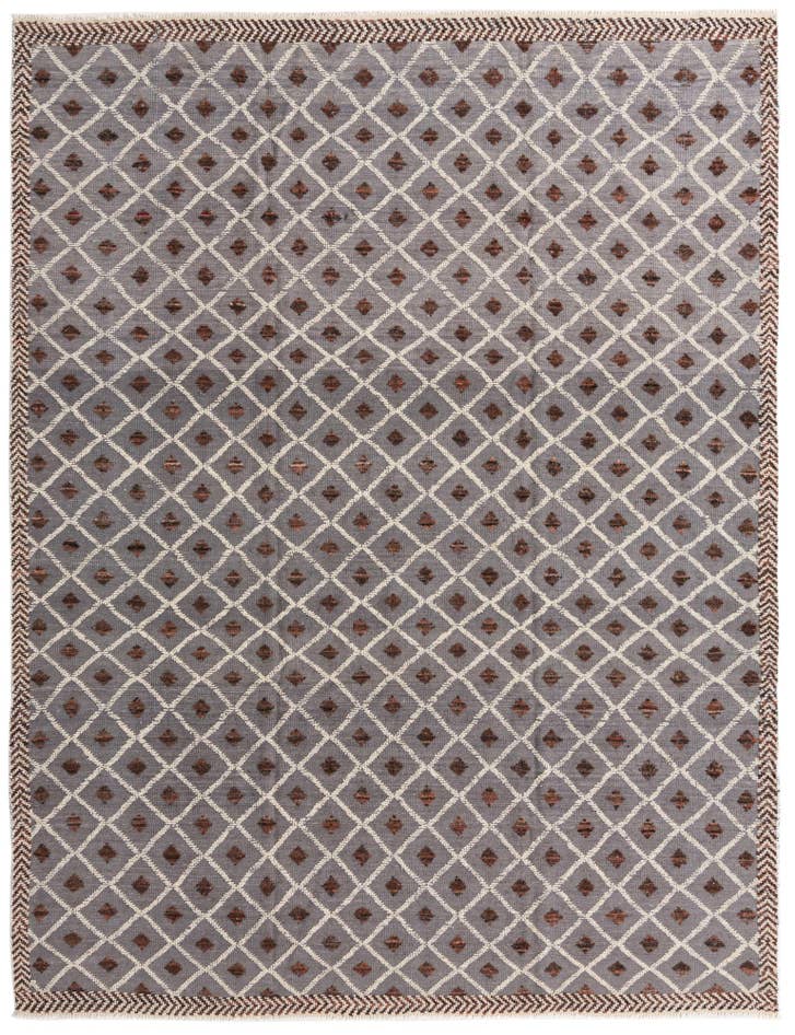 Detail image of 8' 2 x 10' 7 Hand Knotted Darya Wool Rug