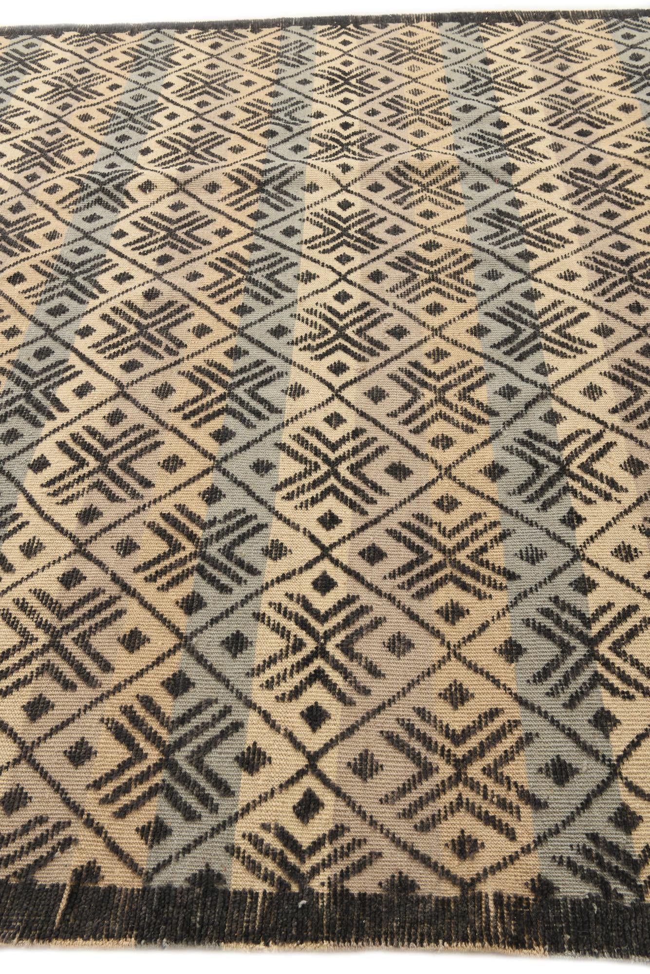 9' x 12' 8 Hand Knotted Darya Wool Rug