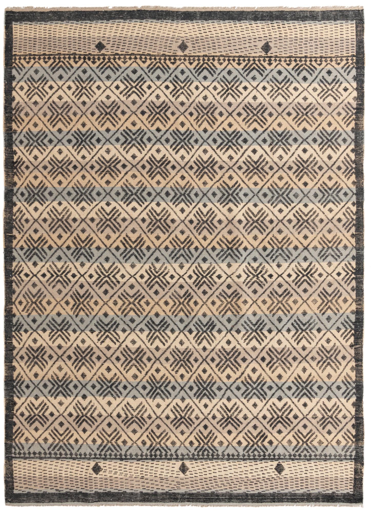 9' x 12' 8 Hand Knotted Darya Wool Rug