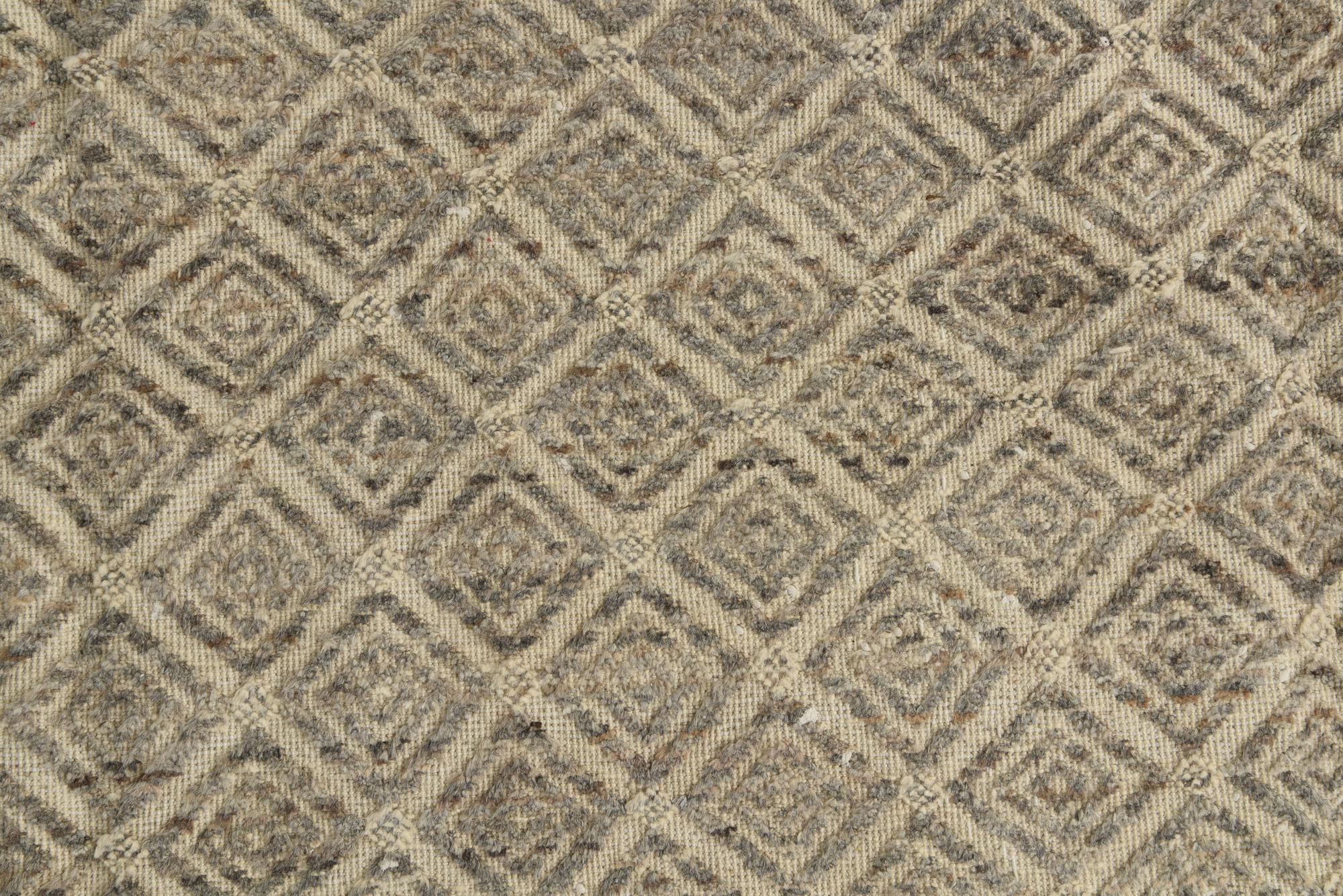 8' 8 x 11' 9 Hand Knotted Darya Wool Rug