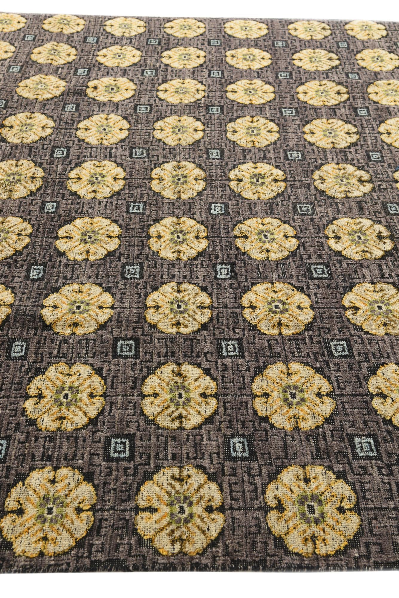 8' x 10' 3 Hand Knotted Darya Wool Rug