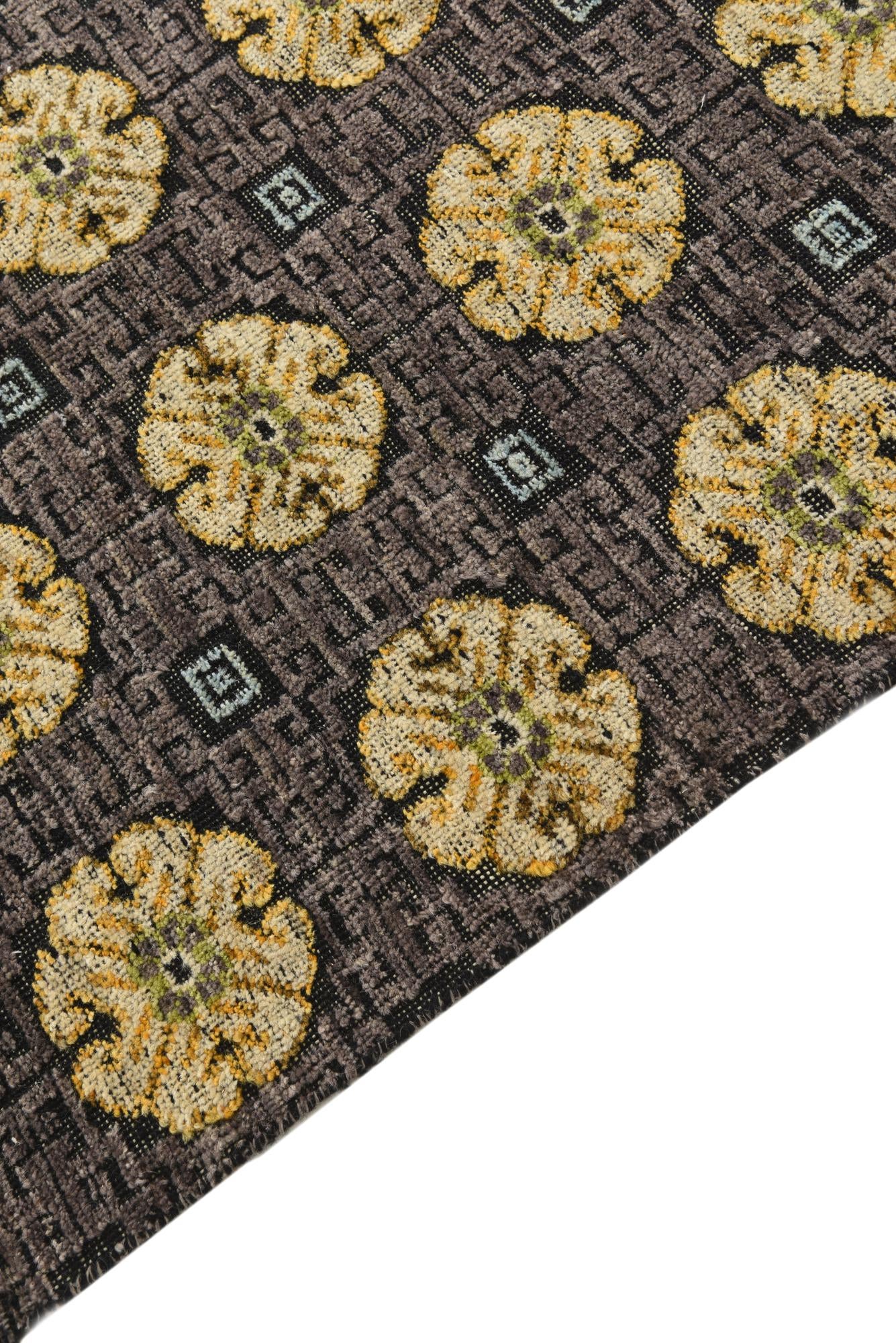 8' x 10' 3 Hand Knotted Darya Wool Rug