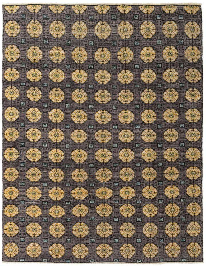 8' x 10' 3 Hand Knotted Darya Wool Rug