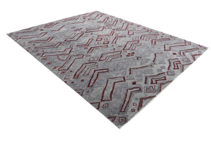 8' x 10' 1 Hand Knotted Darya Wool Rug