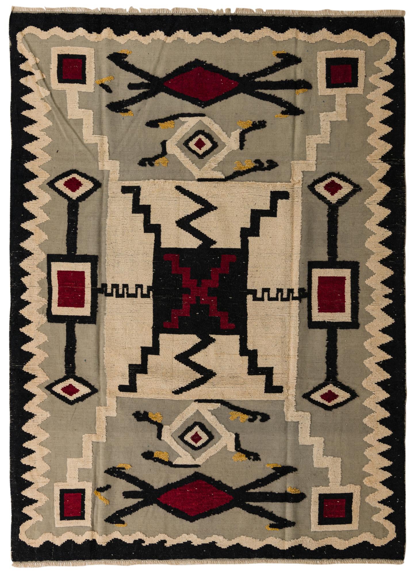 7' 8 x 10' 6 Hand Knotted Darya Wool Rug