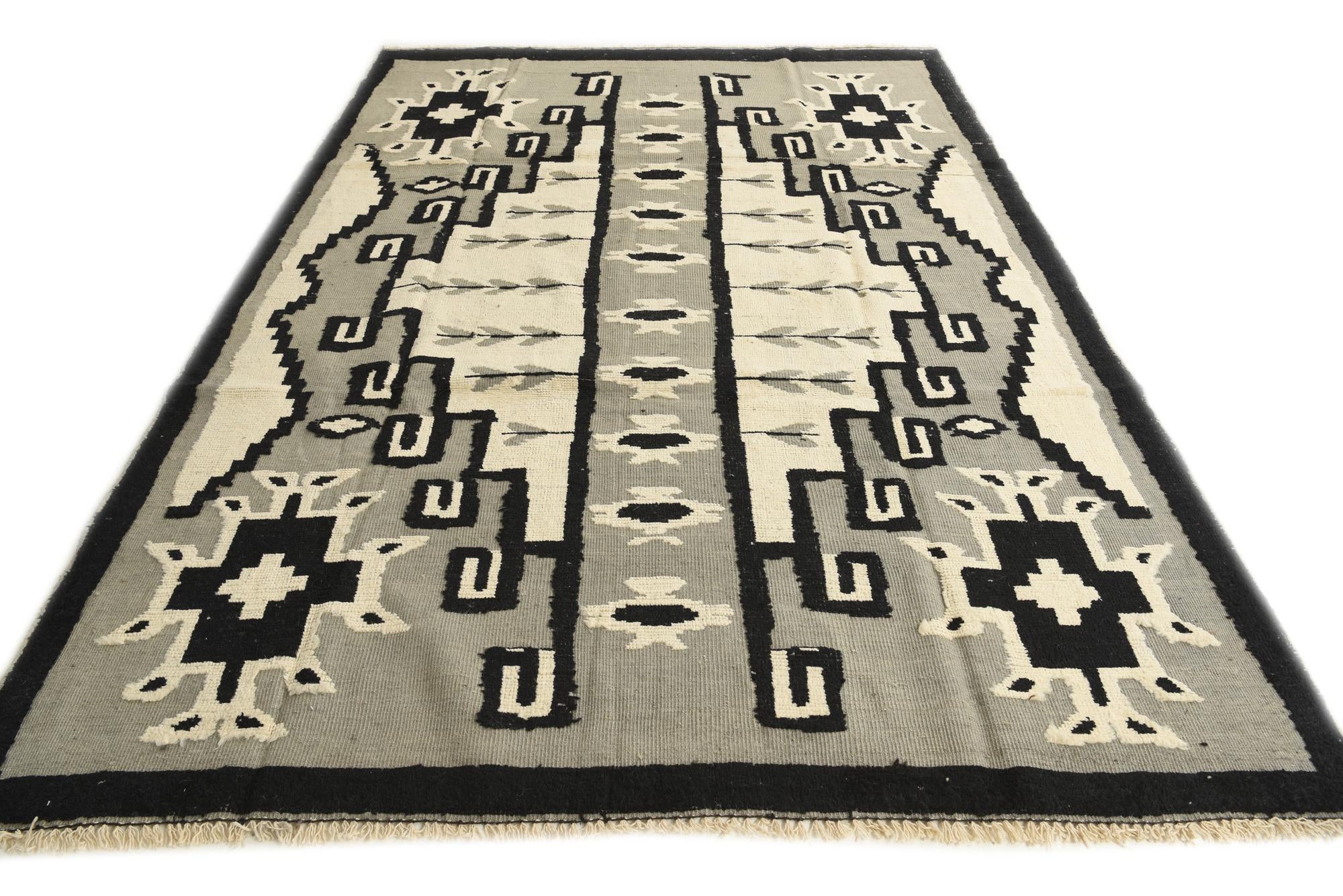 7' 8 x 11' 1 Hand Knotted Darya Wool Rug