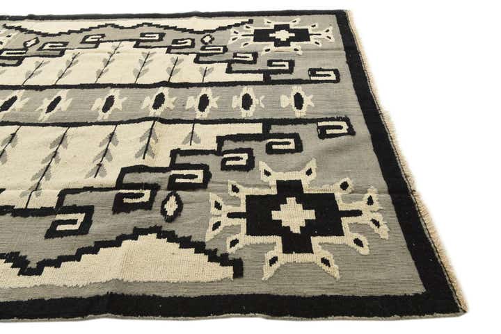 7' 8 x 11' 1 Hand Knotted Darya Wool Rug