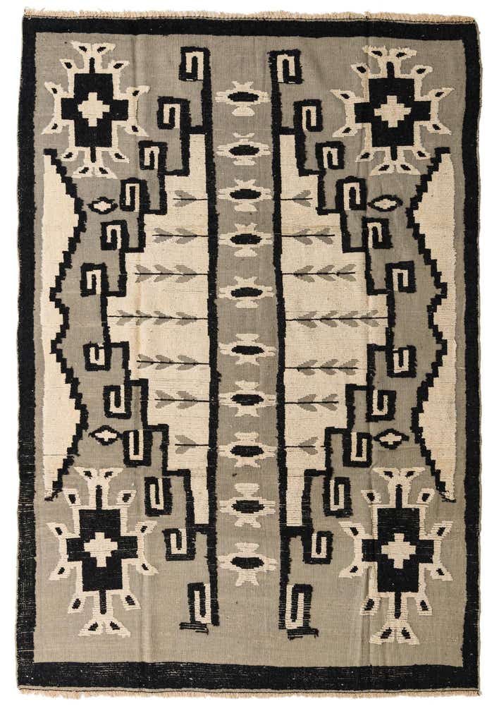 7' 8 x 11' 1 Hand Knotted Darya Wool Rug