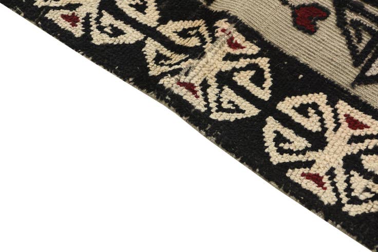 Detail image of 5' 2 x 8' 8 Hand Knotted Darya Wool Rug