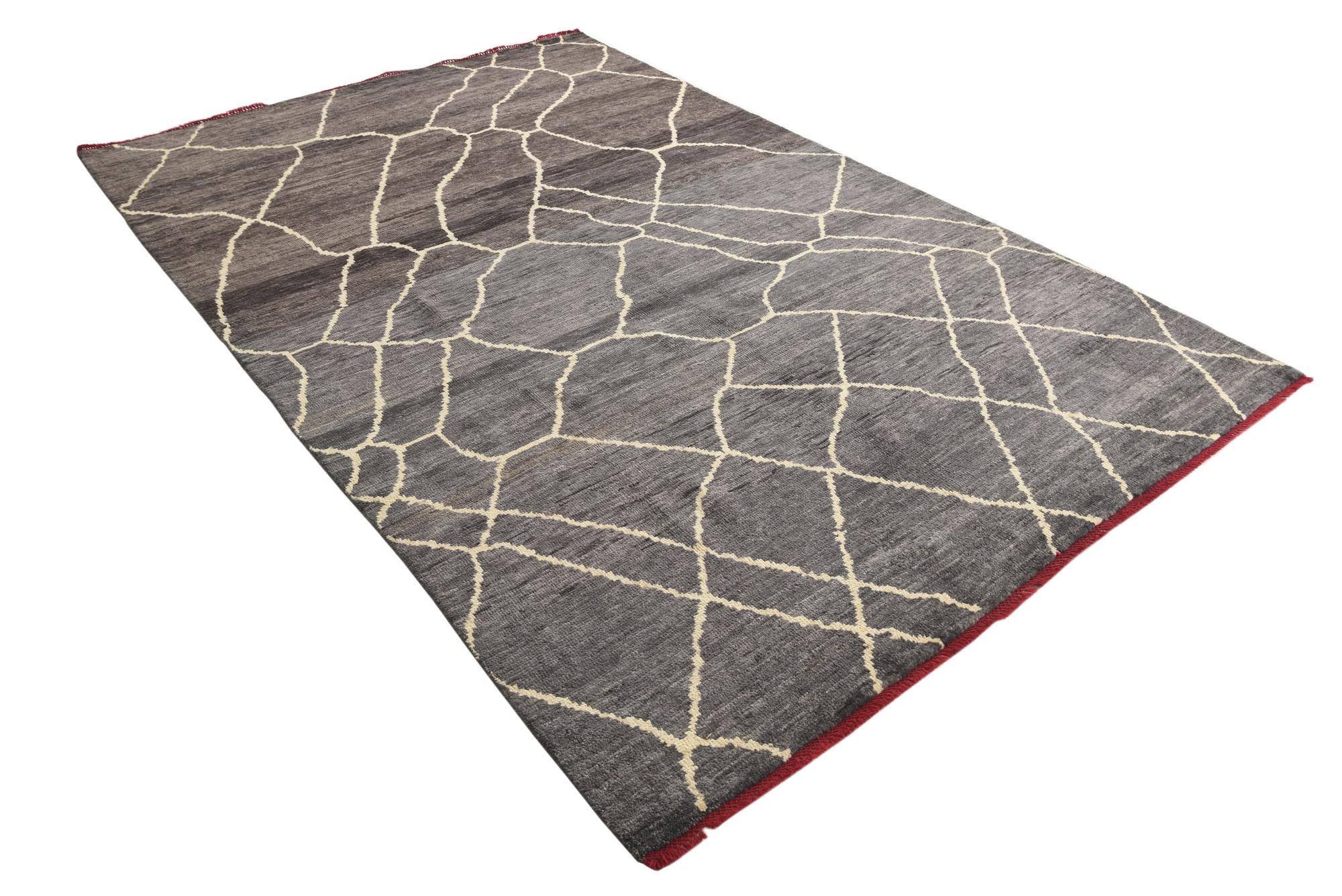 6' 9 x 10' 4 Hand Knotted Darya Wool Rug