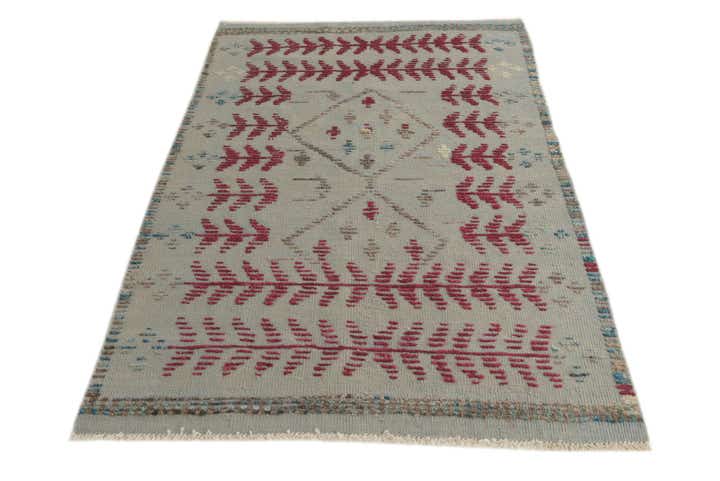 4' 3 x 6' Hand Knotted Darya Wool Rug