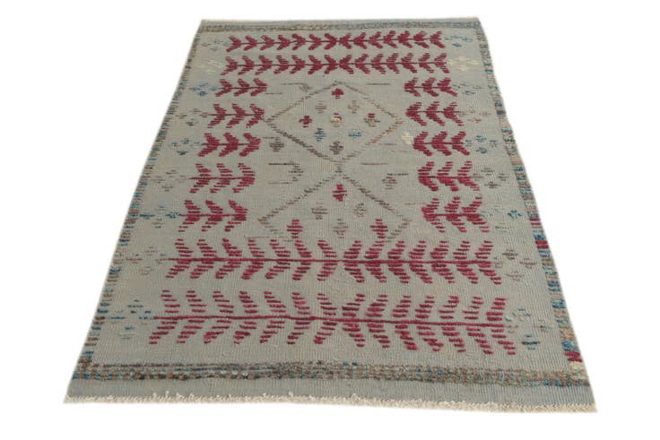 Detail image of 4' 3 x 6' Hand Knotted Darya Wool Rug