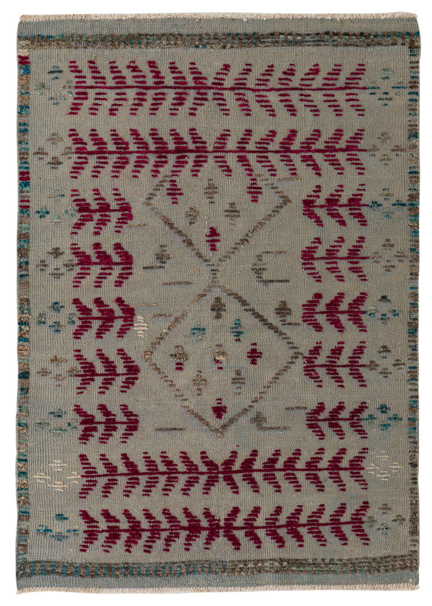 4' 3 x 6' Hand Knotted Darya Wool Rug